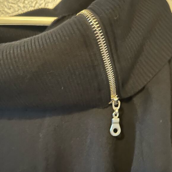 NWT Angel Brand Black Sweater with Zippers Size Large - Picture 6 of 7